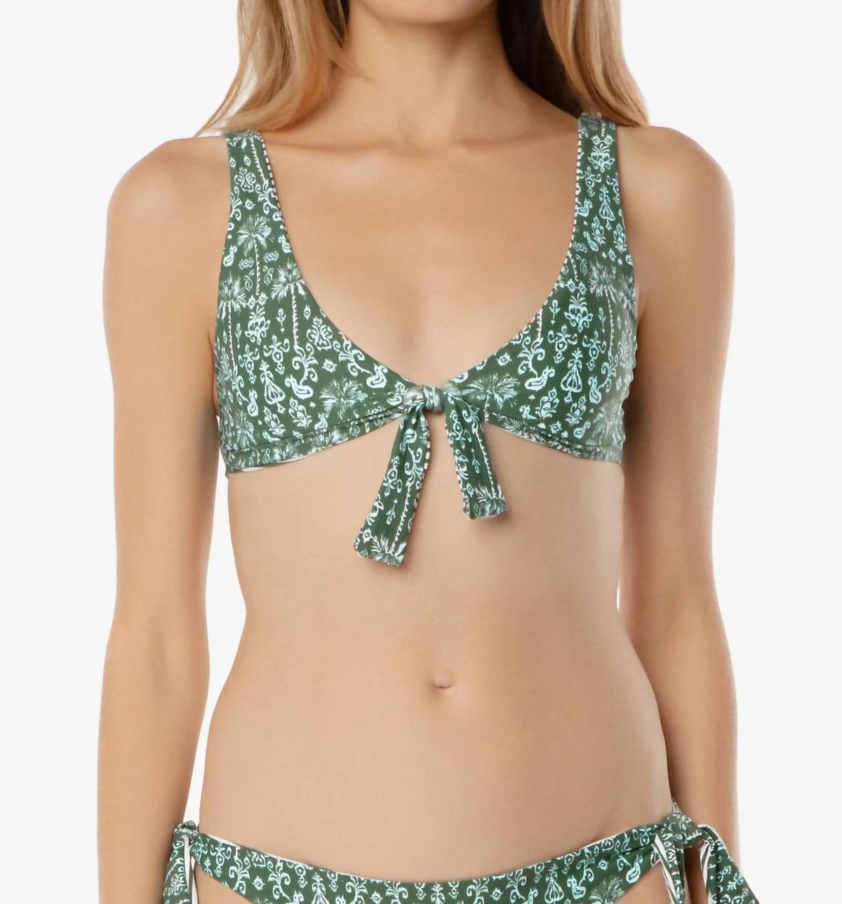 Helen Jon - Reversible Tie Front Bra Top