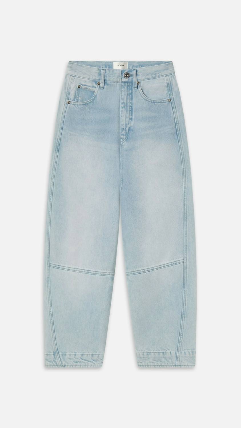 Frame - Twisted Barrel Mid Rise Jeans