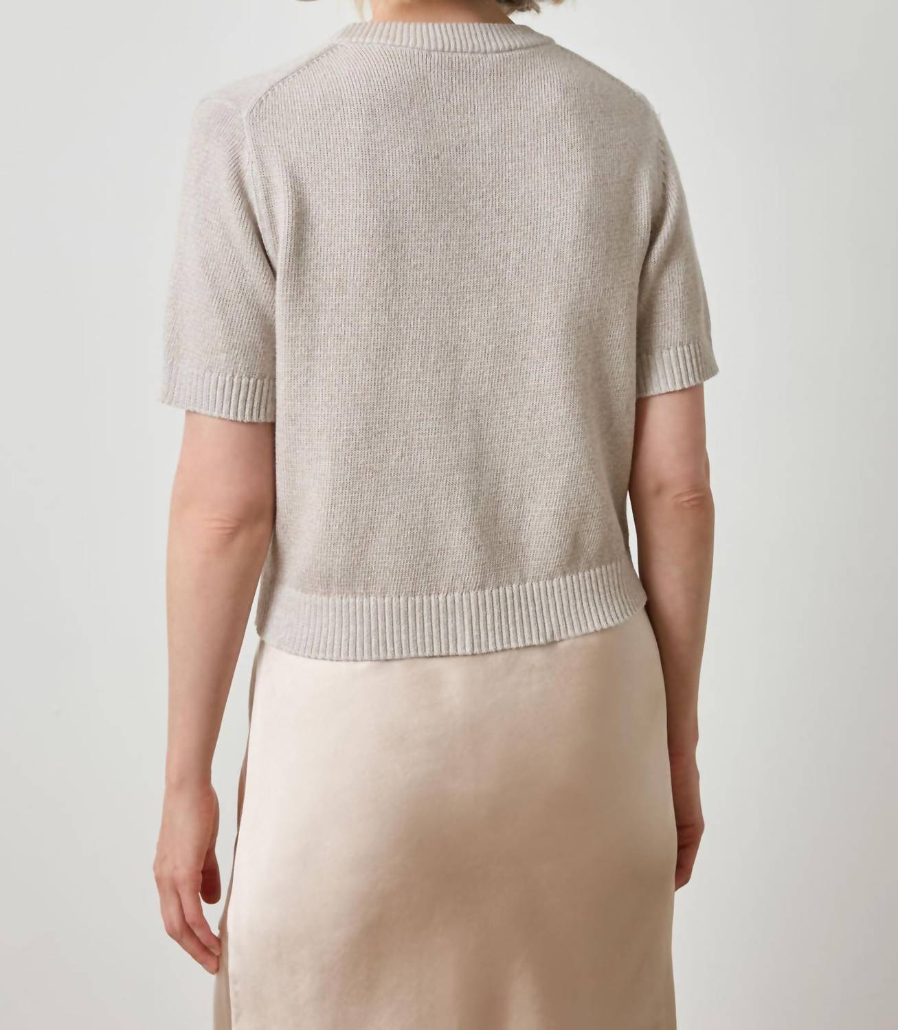 Lilla P - Short Sleeve Sparkle Sweater