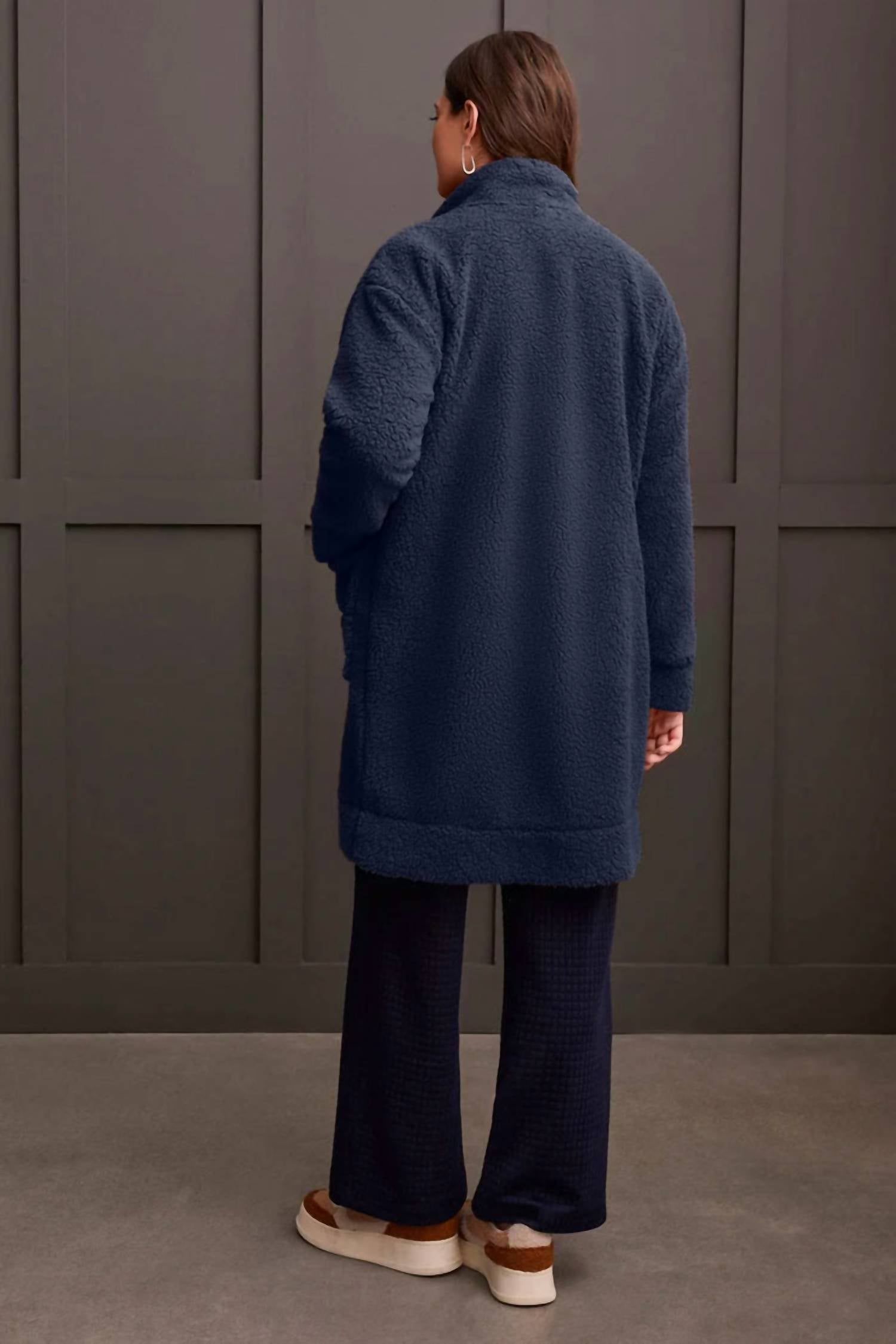 Tribal - Lightweight Sherpa Zip Up Coat