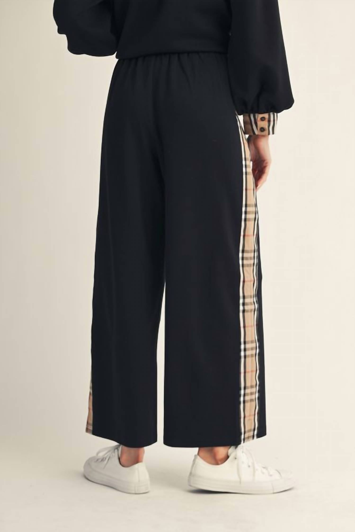 Jodifl - Elastic Waist Wide Leg Sweatpant