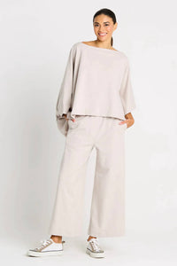Planet By Lauren G. - French Terry Flooded Pants