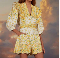 Farm Rio - AZALEIA SHORT ROMPER