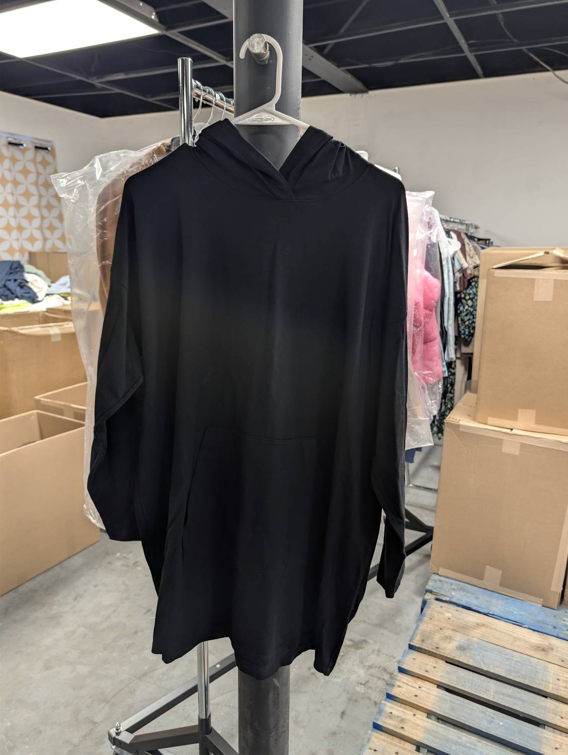 Eileen Fisher - WOMEN'S HOODED BOXY TUNIC