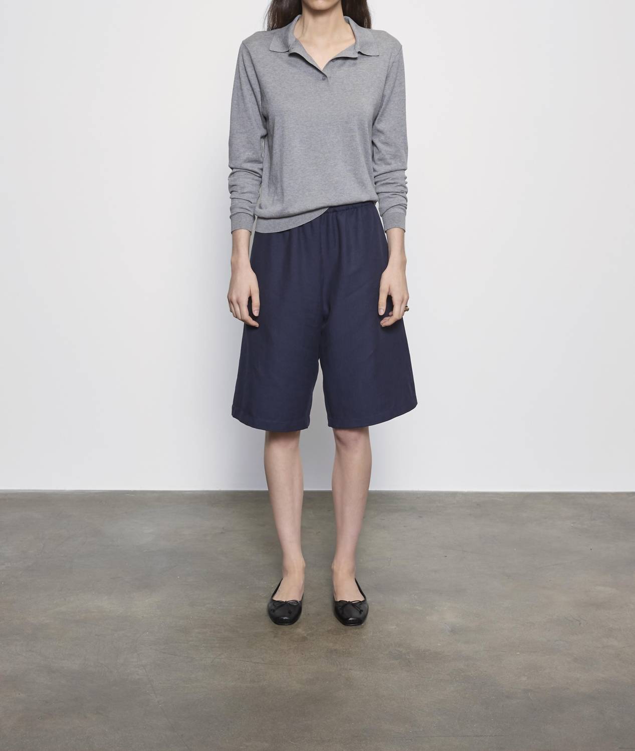 Enza Costa - SILK KNIT POLO