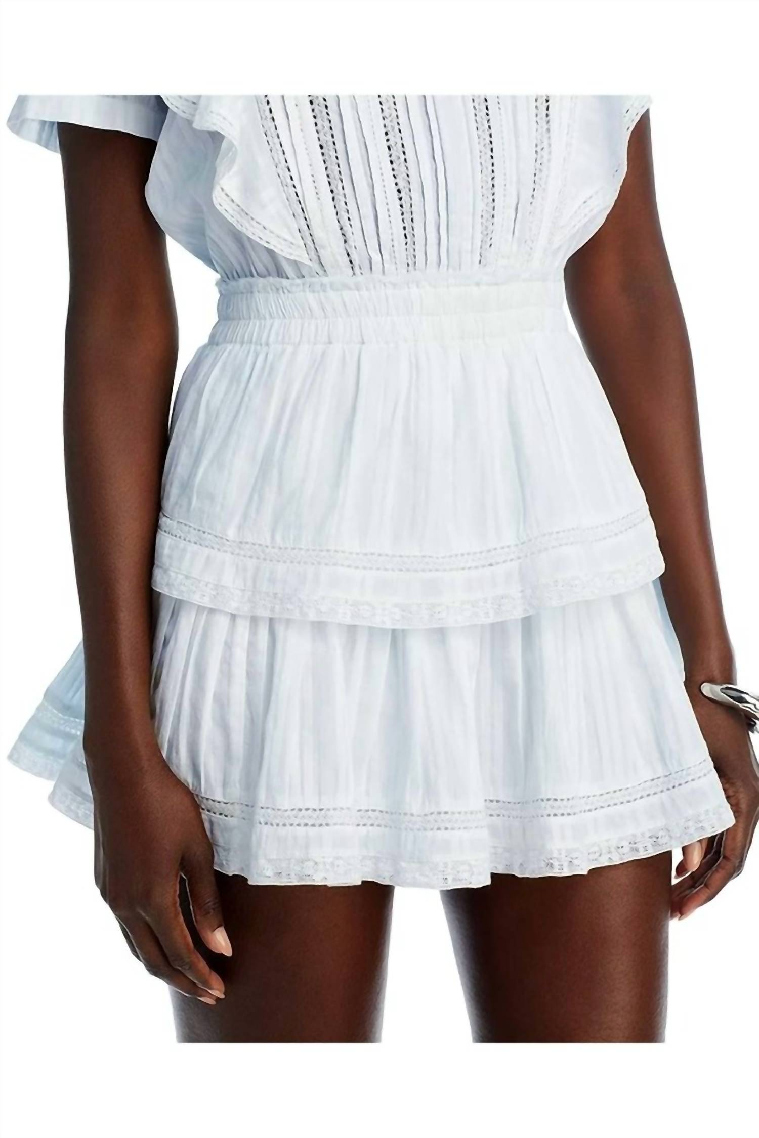Loveshackfancy - Natasha Dress Horizon Blue Hand Dye