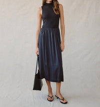 Bella Dahl - Sleeveless Mock Neck Dress