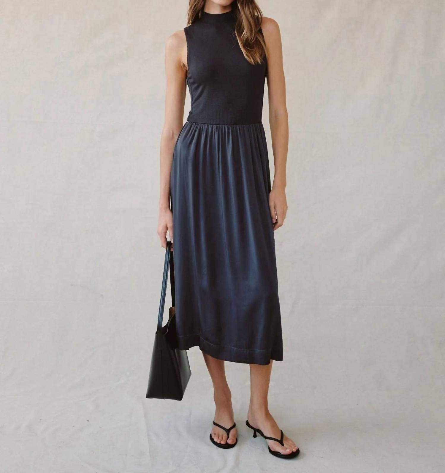 Bella Dahl - Sleeveless Mock Neck Dress