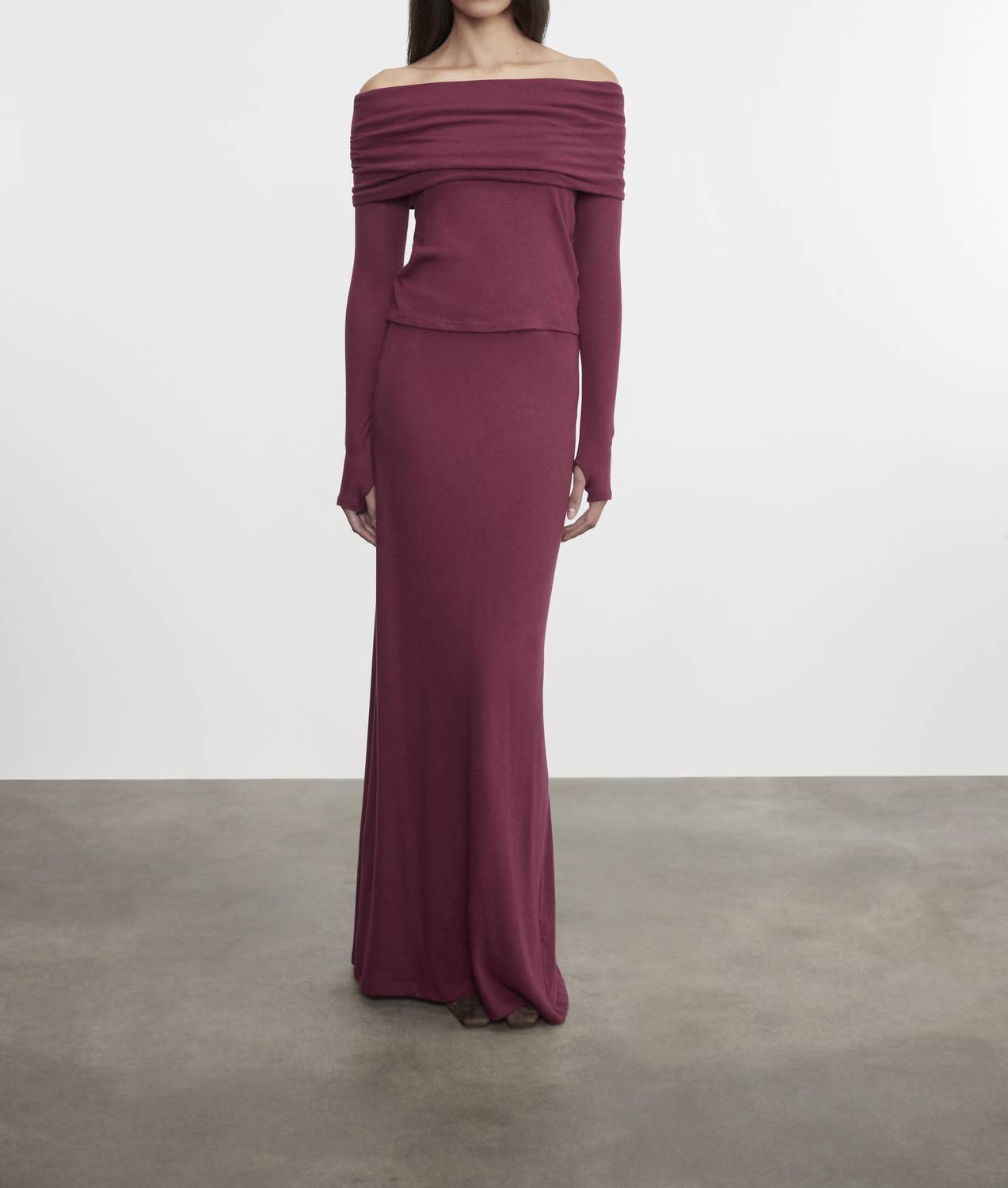 Enza Costa - CASHMERE BIAS SKIRT