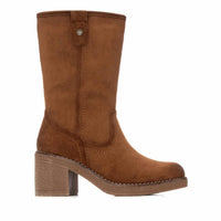Refresh - Women's Suede Block Heel Boots