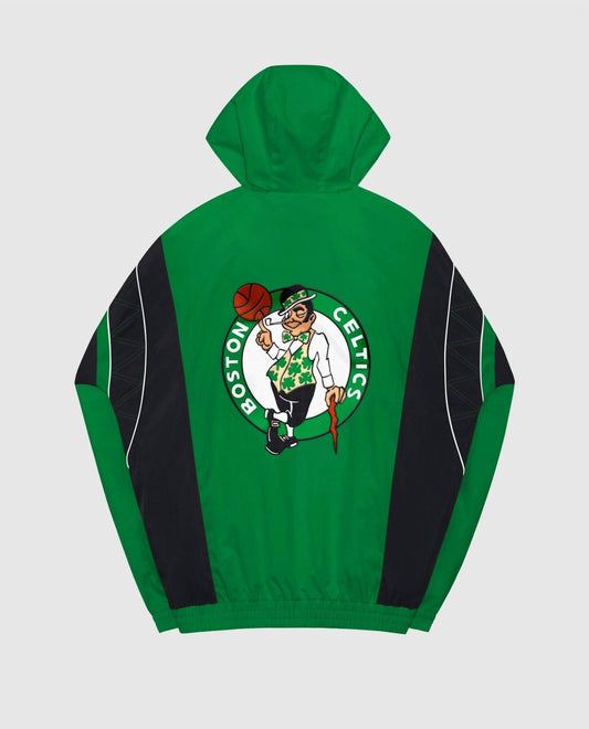 Starter - Men's Boston Celtics Home Team Half-zip Jacket