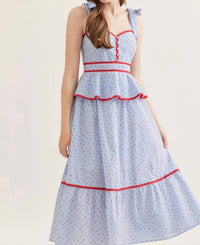 Entro - Peplum Midi Dress
