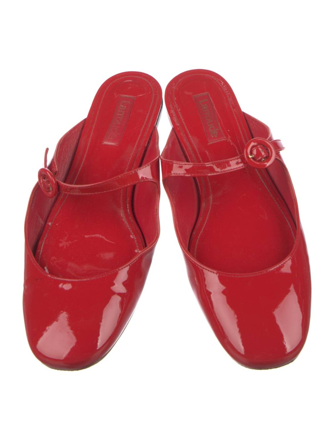 Larroude - Women's Blair Patent Leather Mule Flats