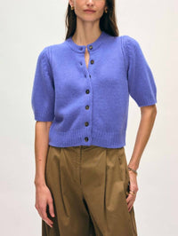 White + Warren - Cashmere Elbow Sleeve Cardigan