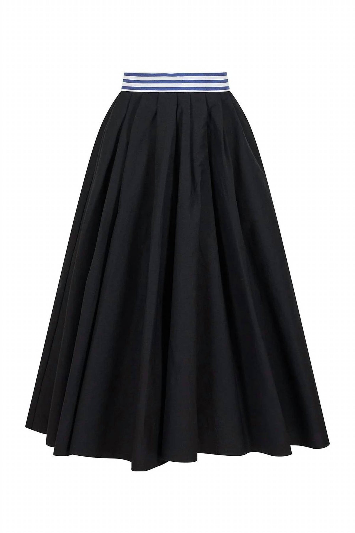 Rosie Assoulin - Women's Full Pleated Cotton Skirt