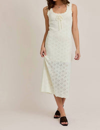 Le Lis - Pointelle Sweater Midi Dress