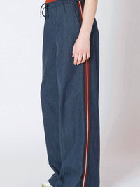 Dex Clothing - Side Stripe Wide Leg Jeans