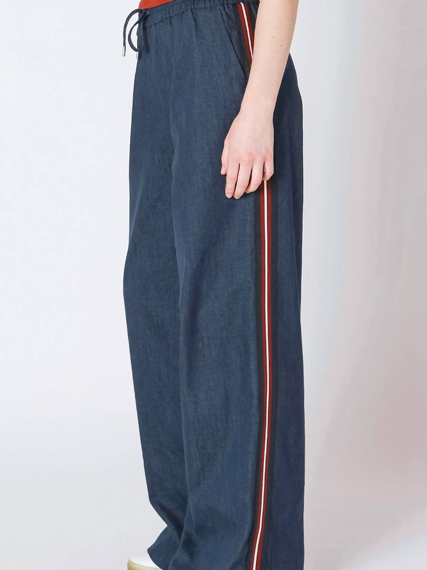 Dex Clothing - Side Stripe Wide Leg Jeans