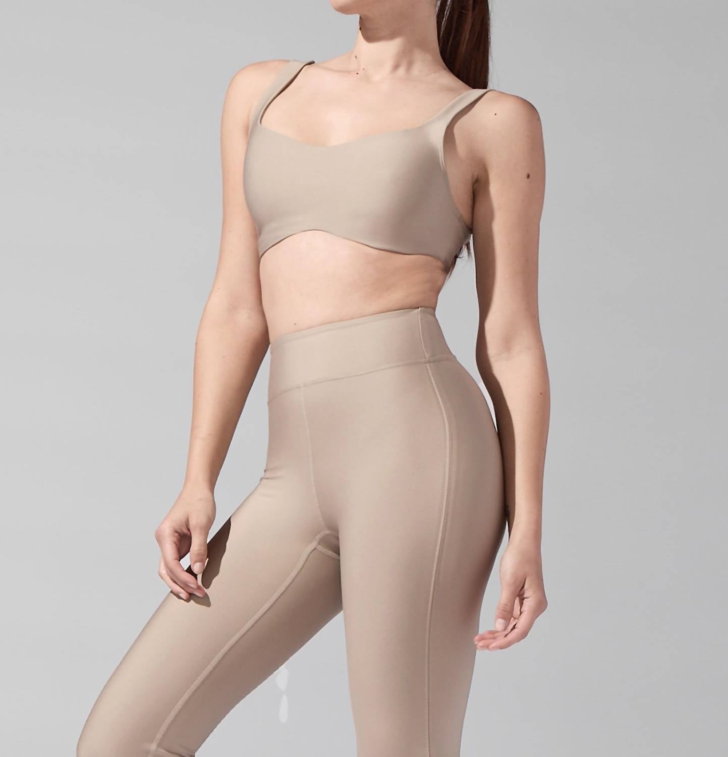 HEROINE SPORT Harlow Luxurious Bra in taupe - women's intimate - alternate view