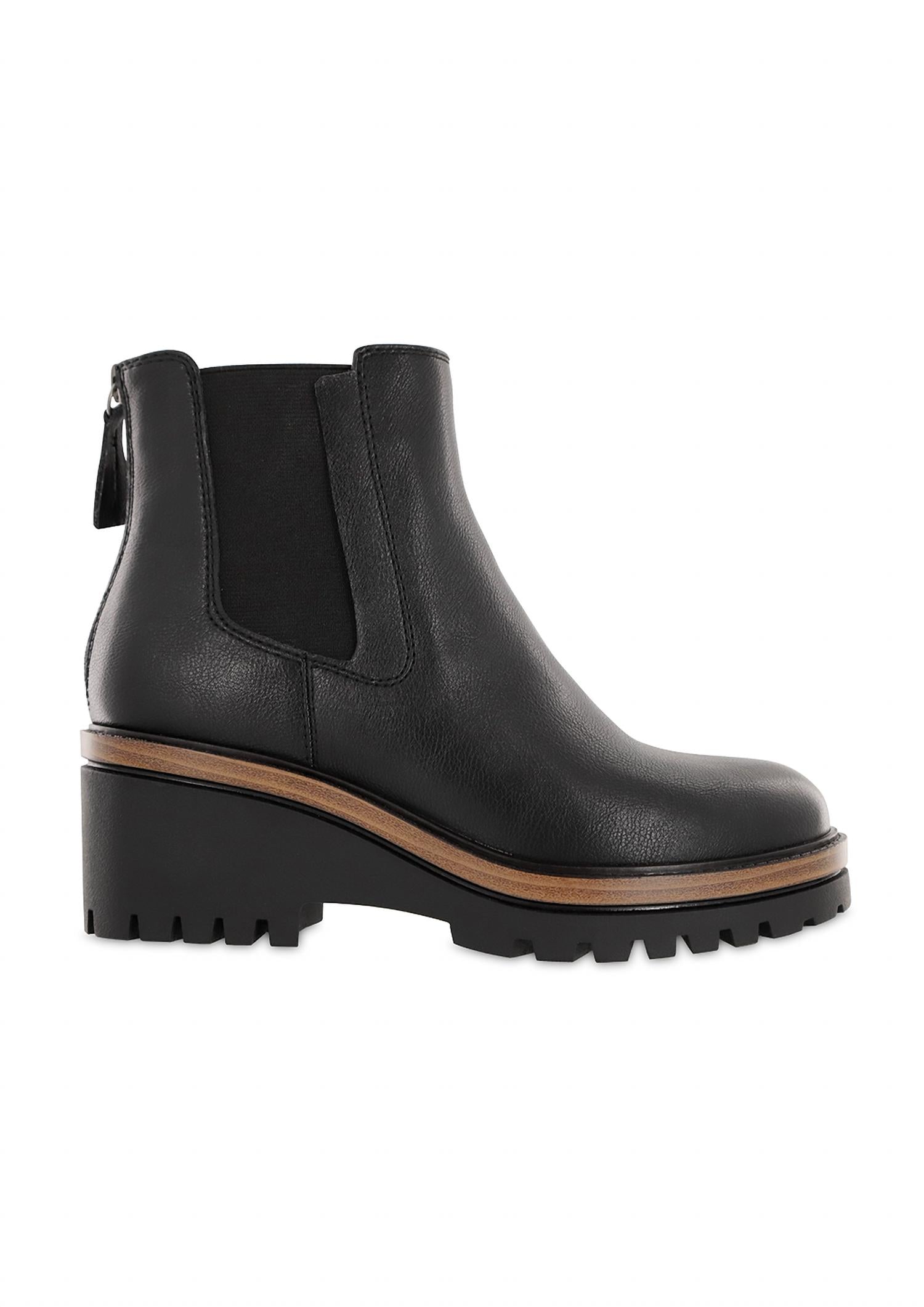 MIA Women's Sefi Chelsea Bootie in black - women's shoe - detail view