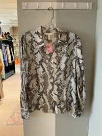 Part Two - Women's Snake Print Blouse