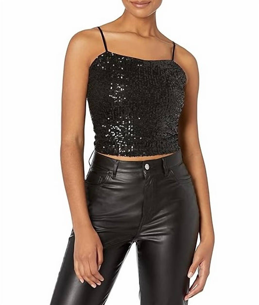 I CAN'T WAIT SEQUIN TOP