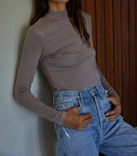 By Together - Long Sleeve Layering Turtle Neck Top
