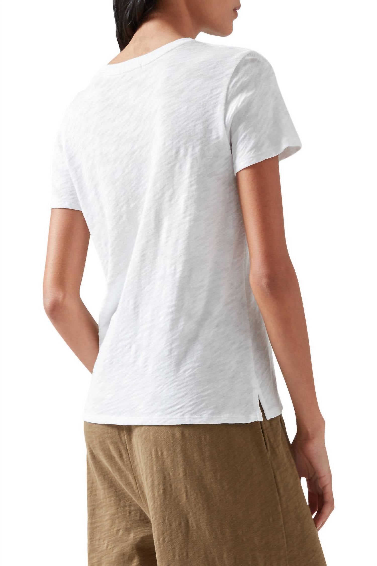 Atm - Slub Jersey Schoolboy Crew Neck Tee
