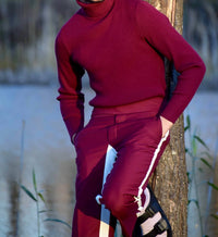 The Athletic Side Of Us - Act Self Ribbed Turtleneck Sweater