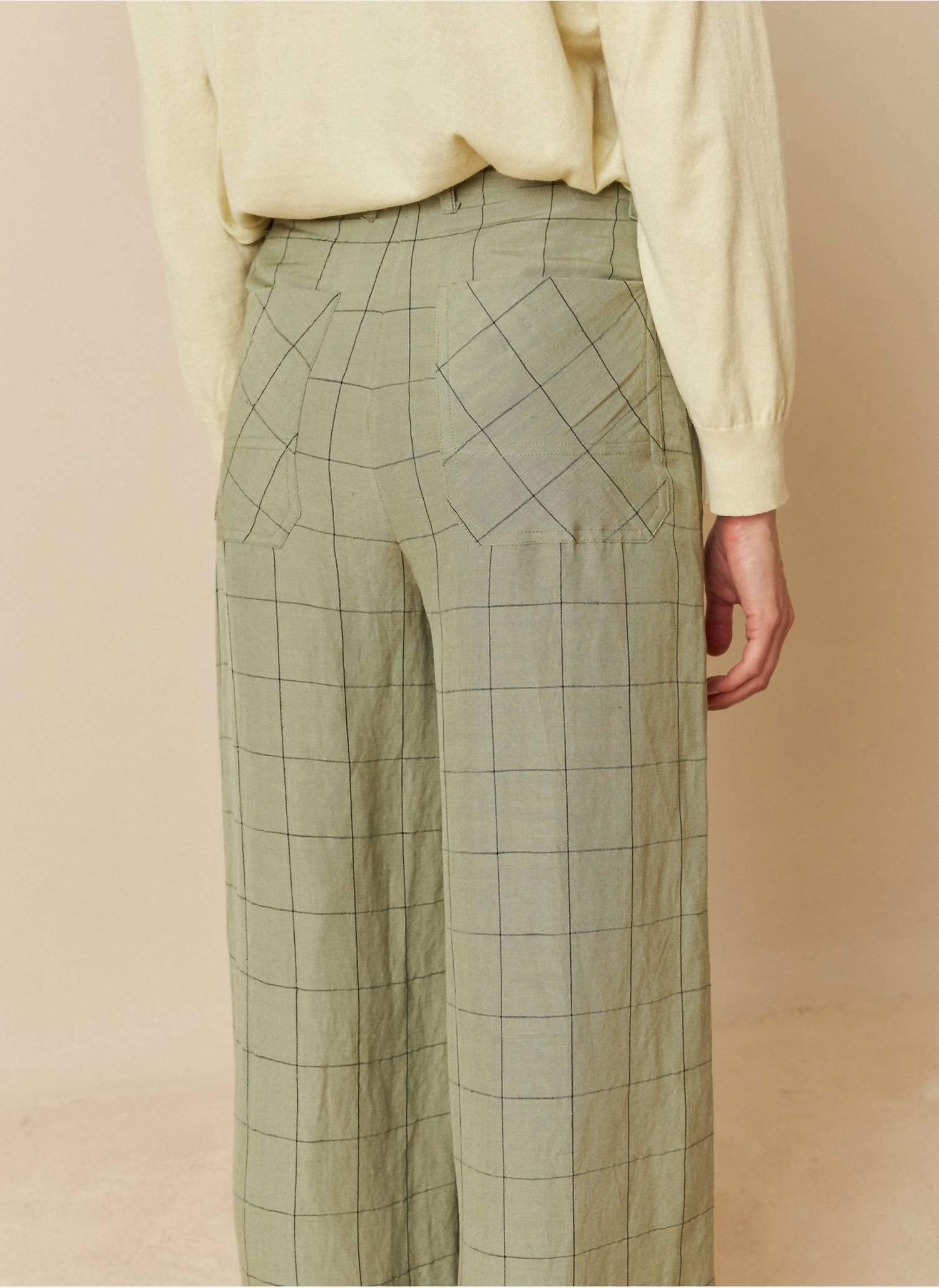 Indi & Cold - Window Pane Check Pants