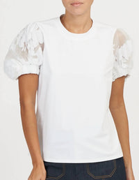 Cinq A Sept - Yashi Puff Sleeve Top