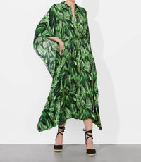 Alice + Olivia - Deanne Midi Shirt Dress With Belt