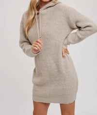 Bluivy - Chunky Waffle Tunic Hoodie