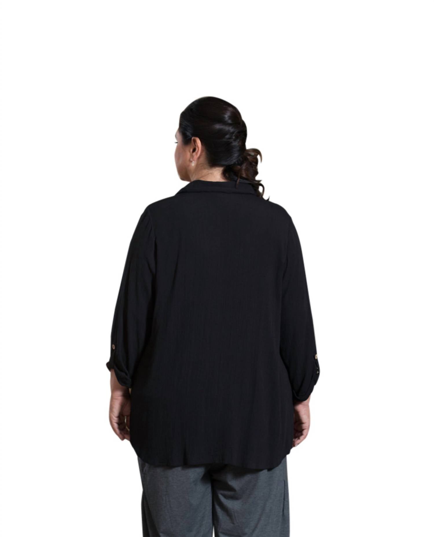 On The Plus Side - Madison 3/4 Sleeve Blouse - Plus