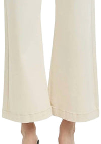 Risen - Dune High Rise Crop Wide Leg Denim Jeans