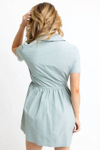 Karlie - Seaside Utility Mini Dress