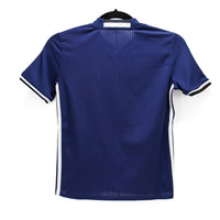 adidas Boy's Condivo 16 Short Sleeve Jersey in dark blue - kids' t-shirt - detail view
