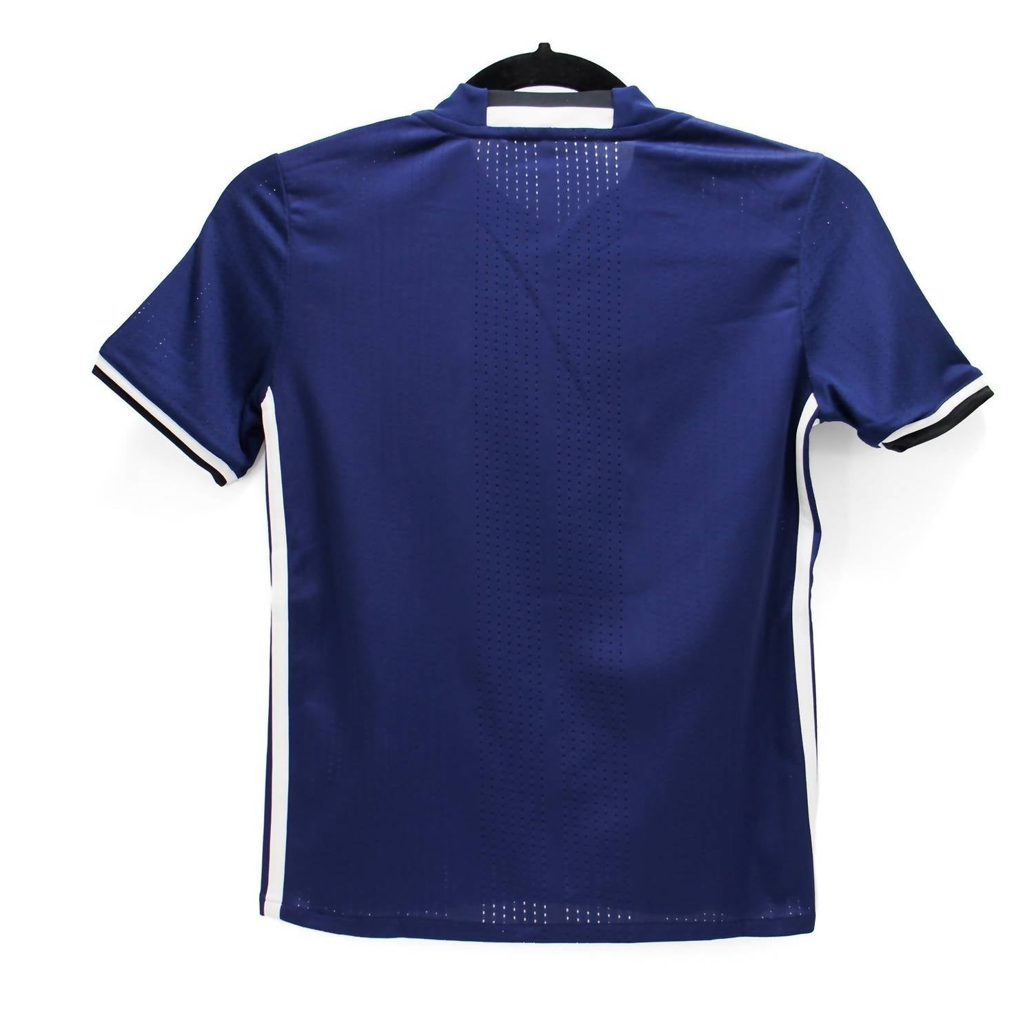 adidas Boy's Condivo 16 Short Sleeve Jersey in dark blue - kids' t-shirt - detail view