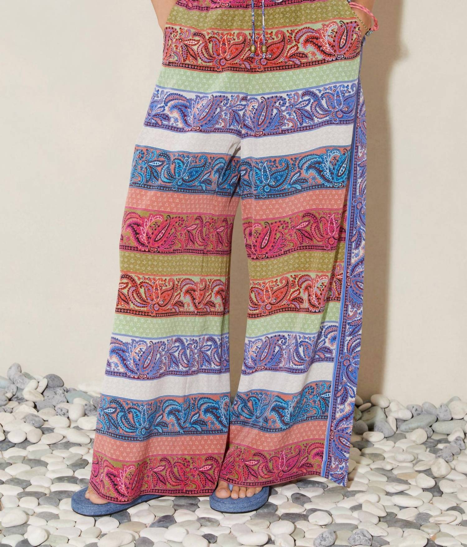 Boteh - Marseille Silk Wide Leg Pants