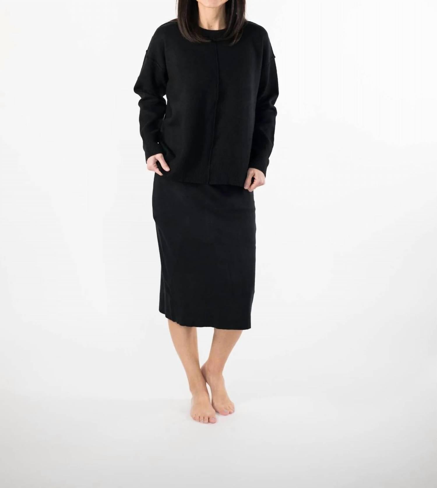 Tea N Rose - Willow Sweater and Skirt Set