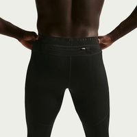 NIKE Dri-fit Stride Tights in black reflective silver - men's pants - alternate view