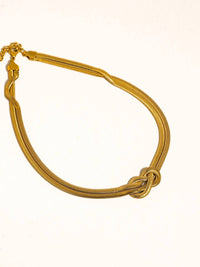 Flanerie By Maiq - Women's Evereign Non-tarnish Knot Necklace