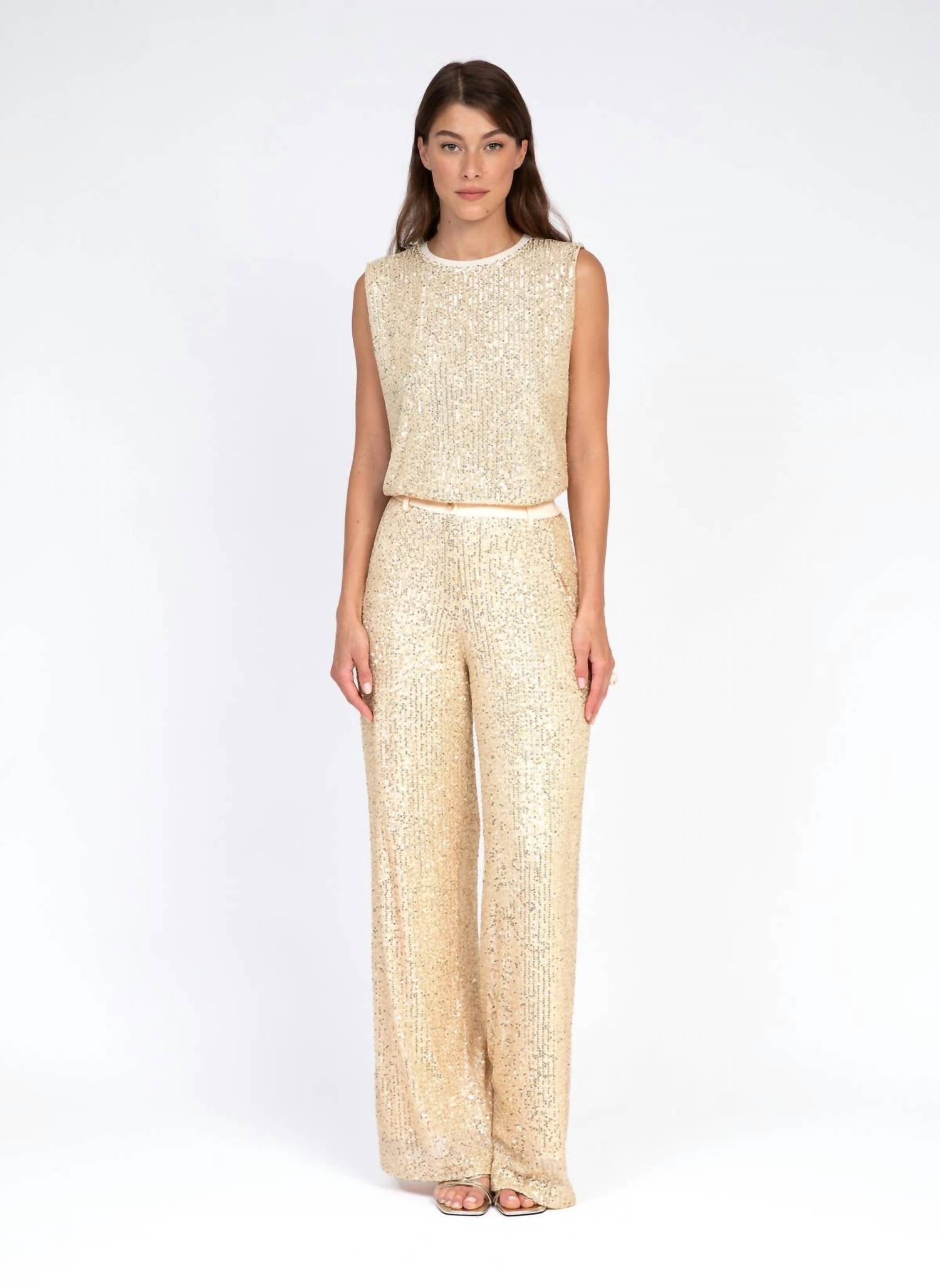 An'Ge - Antona Sequin Pants