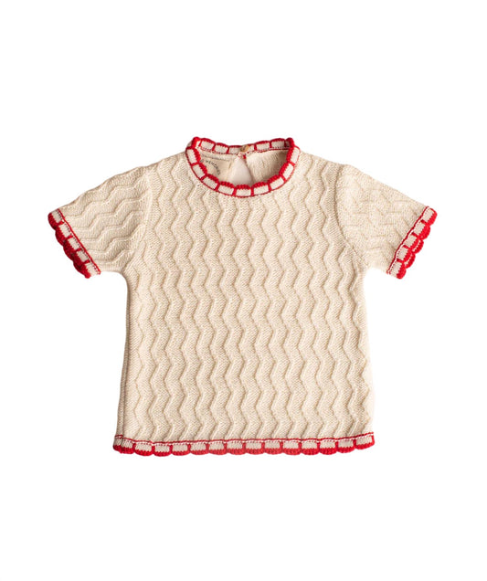 Birinit - Girl's Chip Short Sleeve Sweater