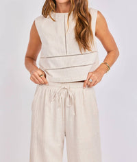 Sage The Label - Sandbar Open-back Top