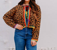 Queen Of Sparkles - Tie Rhinestone Sweater