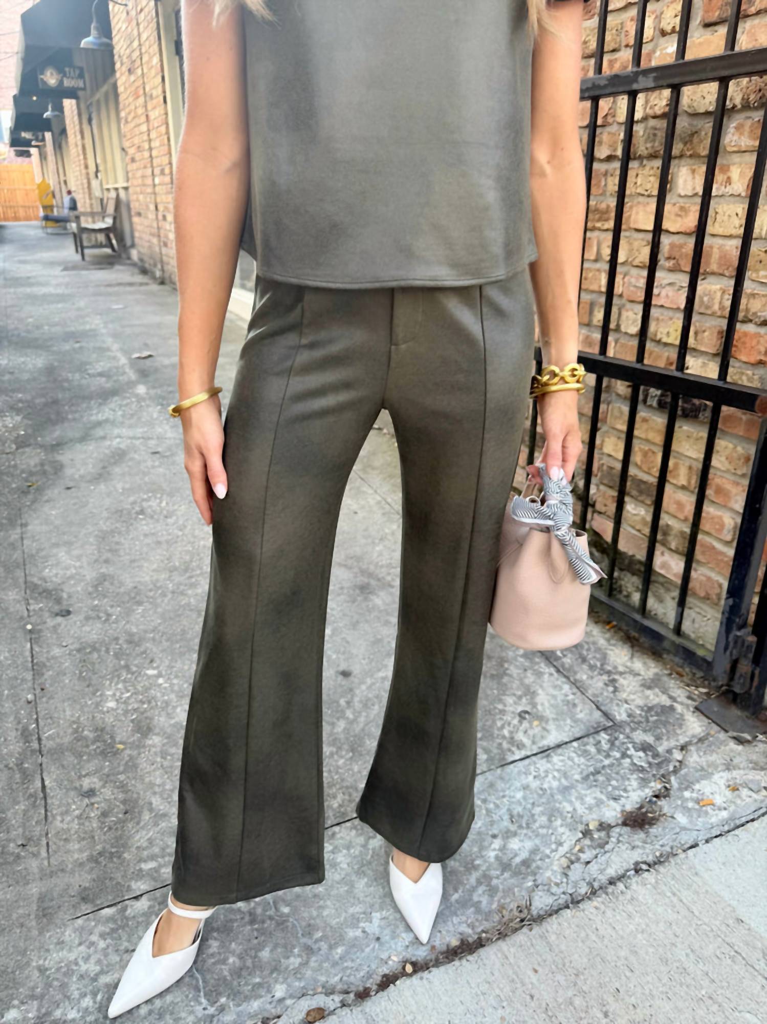 Sincerely Ours - Rio Suede Pant