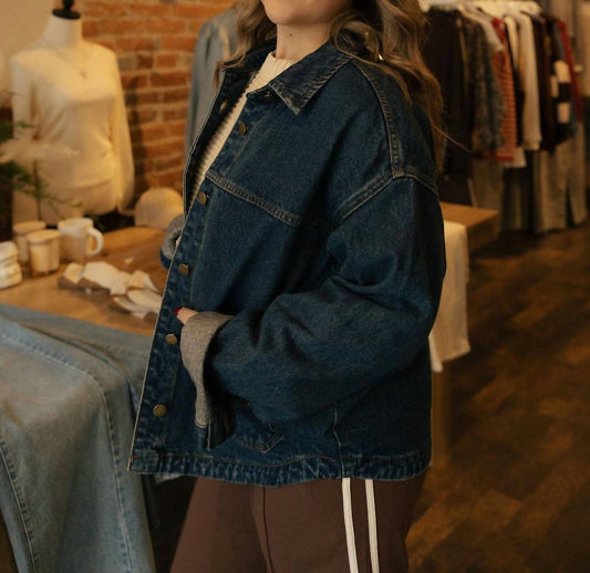 Olivaceous - Denim Barn Jacket