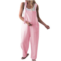 Bucketlist - V-back Oversized Solid Double Brushed Romper