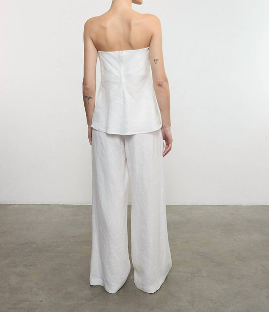 Enza Costa - LINEN STRAPLESS TUNIC